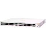 Hewlett Packard Enterprise Aruba Instant On 1830 48G 4SFP Gestito L2 Gigabit Ethernet (10/100/1000) 1U, Interruttore Gestito, L2, Gigabit Ethernet (10/100/1000), Full duplex, Montaggio rack, 1U