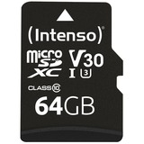 Intenso 3433490 memoria flash 64 GB MicroSDXC UHS-I Classe 10 64 GB, MicroSDXC, Classe 10, UHS-I, 100 MB/s, 45 MB/s
