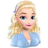 Just Play Disney Frozen 2 Base Testa per Acconciature Elsa, Testina per trucco/acconciature 