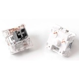Keychron G5, Interruttore a pulsante argento/trasparente