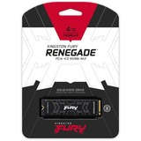 Kingston FURY FURY Renegade M.2 4000 GB PCI Express 4.0 3D TLC NVMe Nero, 4000 GB, M.2, 7300 MB/s