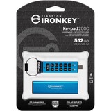 Kingston IronKey Keypad 200 512 GB, Chiavetta USB 