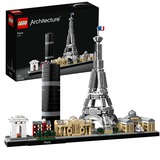 LEGO Architecture Parigi - 21044, Giochi di costruzione Set da costruzione, Ragazzo/Ragazza, 23 anno/i, 649 pezzo(i), 570 g