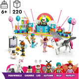 LEGO Friends 42661 Party in Costume con Unicorno e Fatina, Gioco Creativo 6+ Anni con Accessori, 4 Mini Bamboline e 2 Animali, Giochi di costruzione Gioco Creativo 6+ Anni con Accessori, 4 Mini Bamboline e 2 Animali, Set da costruzione, 6 anno/i, Plastica, 261 pz, 355 g