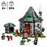 LEGO Harry Potter La Capanna di Hagrid: una visita inattesa, Giochi di costruzione Set da costruzione, 8 anno/i, Plastica, 896 pz, 1,05 kg