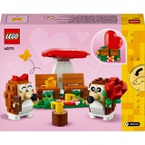 LEGO Iconic Appuntamento romantico dei ricci, Giochi di costruzione Set da costruzione, 8 anno/i, Plastica, 166 pz, 180 g