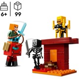 LEGO Minecraft 21266 Battaglia sul Ponte del Nether, Gioco d'Avventura Bambini 6+ con Funzioni e 4 Personaggi dal Videogioco, Giochi di costruzione Gioco d'Avventura Bambini 6+ con Funzioni e 4 Personaggi dal Videogioco, Set da costruzione, 6 anno/i, Plastica, 99 pz, 123 g
