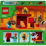 LEGO Minecraft 21266 Battaglia sul Ponte del Nether, Gioco d'Avventura Bambini 6+ con Funzioni e 4 Personaggi dal Videogioco, Giochi di costruzione Gioco d'Avventura Bambini 6+ con Funzioni e 4 Personaggi dal Videogioco, Set da costruzione, 6 anno/i, Plastica, 99 pz, 123 g