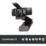 Logitech C920S HD Pro Webcam, Videochiamata Full HD 1080p/30fps, Audio Stereo ‎Chiaro, ‎Correzione Luce HD, Privacy Shutter, Per Skype, Zoom, FaceTime, Hangouts, ‎‎PC/Mac/Laptop/Tablet/XBox‎, Nero Nero, Videochiamata Full HD 1080p/30fps, Audio Stereo ‎Chiaro, ‎Correzione Luce HD, Privacy Shutter, Per Skype, Zoom, FaceTime, Hangouts, ‎‎PC/Mac/Laptop/Tablet/XBox‎, Nero, 1920 x 1080 Pixel, Full HD, 30 fps, 720p, 1080p, Copertura per la privacy, 78°