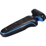 Procter & Gamble Series 5 52-B7000cc Rasoio Trimmer Nero Nero/Blu, Rasoio, Nero, EasyClean, Pulsanti, LED, Batteria