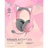 Razer Kraken Kitty V2, Cuffia da gioco fucsia