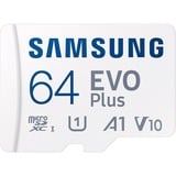 SAMSUNG EVO Plus 64 GB microSDXC (2024), Scheda di memoria bianco