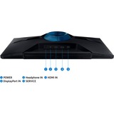 Samsung Monitor Gaming Odyssey G3 - G30D da 27'' Full HD, Monitor di gioco Nero, 68,6 cm (27"), 1920 x 1080 Pixel, Full HD, LCD, 1 ms, Nero