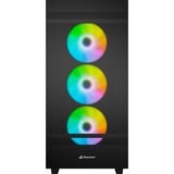Sharkoon Rebel C50 RGB, Chassis Tower Nero