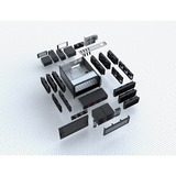SilverStone SST-RM61-312, Enclosure per rack Nero
