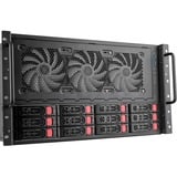 SilverStone SST-RM61-312, Enclosure per rack Nero