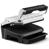 Tefal OptiGrill Elite GC750D Griglia di contatto accaio/Nero, Nero, Acciaio inossidabile, Quadrato, Touch, 300 x 200 mm, Termoplastica, 2000 W