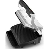 Tefal OptiGrill Elite GC750D Griglia di contatto, Come contattare con grill accaio/Nero, Nero, Acciaio inossidabile, Quadrato, Touch, 300 x 200 mm, Termoplastica, 2000 W