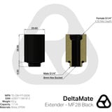 Thermal Grizzly DeltaMate Extender - MF28 Nero
