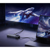 UGREEN 35998 hub di interfaccia USB tipo-C 10000 Mbit/s, Docking station argento, USB tipo-C, HDMI, USB 3.2 Gen 1 (3.1 Gen 1) Type-A, USB tipo-C, 10000 Mbit/s, 100 W, 4K Ultra HD