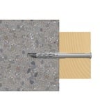 fischer Tassello a gambo lungo SXR 6x60 Z grigio chiaro