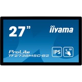 iiyama ProLite TF2738MSC-B2 Monitor PC 68,6 cm (27") 1920 x 1080 Pixel Full HD LED Touch screen Multi utente Nero Nero, 68,6 cm (27"), 1920 x 1080 Pixel, Full HD, LED, 5 ms, Nero