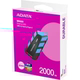 ADATA SSD esterna SD820 2 TB, Disco a stato solido Nero/Blu