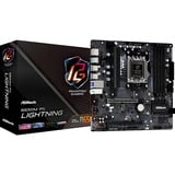 ASRock B650M PG Lightning, Scheda madre Nero/grigio