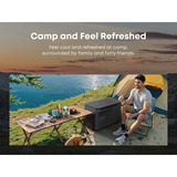 Anker SOLIX EverFrost 2 borsa frigo 58 L Elettrico Nero, Scatola cool grigio/Nero, Nero, 2 ruota(e), Nero, 58 L, -20 - 20 °C, 45 dB