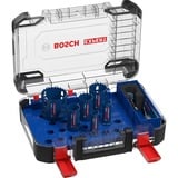 Bosch 2 608 900 446 sega per trapano 6 pz, Sega a tazza Set, Trapano, Mattone, Metallo, Plastica, Piastrelle morbide in ceramica, Acciaio inox, Legno, Blu, Rosso, 6 cm, 22,25,35,40,51,68 mm