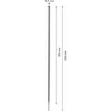 Bosch Expert Punta per martelli SDS plus-7X, Trapano Martello perforatore, Hammer drill bit, 1,8 cm, 1000 mm, Cemento, Pietra, 95 cm