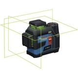 Bosch Laser a linee a batteria GLL 12V-100-33 CG Professional, Linea laser blu/Nero