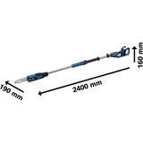 Bosch Potatore telescopico a batteria GKE 18V-25 TP Professional solo, Sega a catena blu
