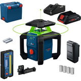 Bosch Rotational laser GRL18V-4-34CVG (0 601 061 H00), Laser rotante verde, Kit