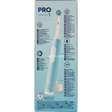 Braun Pro 1 Cross Action Adulto Spazzolino rotante Blu, Bianco, Spazzolino da denti elettrico blu, Adulto, Spazzolino rotante, Cura quotidiana, Sensibile, Sbiancante, Blu, Bianco, 2 min, Blu