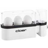 Cloer 6021 Pentolino per uova 3 uovo/uova 300 W Bianco bianco, 65 mm, 230 mm, 130 mm, 230 V, Vendita al dettaglio
