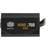 Cooler Master MWE Bronze 750 V3 230V, Alimentatore PC Nero