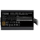 Cooler Master MWE Bronze 750 V3 230V, Alimentatore PC Nero