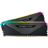 Corsair Vengeance CMN16GX4M2Z3200C16 memoria 16 GB 2 x 8 GB DDR4 3200 MHz Nero, 16 GB, 2 x 8 GB, DDR4, 3200 MHz, 288-pin DIMM, Nero