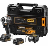 DEWALT Avvitatore a impulsi a batteria DCF85ME2GT, 18 Volt, 1/4", in design McLaren grigio/Nero