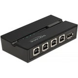DeLOCK 11493 dati del computer switcher, Commutatore USB 0,48 Gbit/s, Nero, Plastica, 106 mm, 56 mm, 25 mm