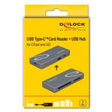 DeLOCK 91754 lettore di schede USB 3.2 Gen 1 (3.1 Gen 1) Type-C Grigio grigio, CFast, CFast 2.0, MMC, MMC Mobile, RS-MMC, SD, SDHC, SDXC, Grigio, 5000 Mbit/s, Metallo, Windows 8.1 32-bit / 8.1 64-bit, 10 32-bit / 10 64-bit Mac OS 10.15.2, USB 3.2 Gen 1 (3.1 Gen 1) Type-C