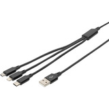 Digitus AK-300160-010-S, Cavo Nero