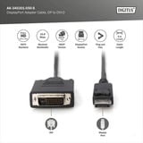 Digitus Cavo adattatore DisplayPort > DVI-D Nero