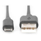 Digitus Cavo di collegamento USB 2.0 USB-A (spina) > Micro-USB (spina) Nero