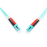 Digitus Cavo patch LWL, duplex, connettore LC > LC, multimodale OM3 turchese