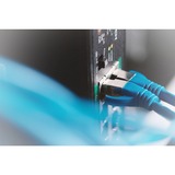 Digitus Switch Gigabit PoE+ di livello industriale a 8 porte con 2 porte uplink SFP Non gestito, Gigabit Ethernet (10/100/1000), Supporto Power over Ethernet (PoE)