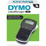 Dymo LabelManager ™ 280 QWERTZ, Stampa etichette Nero/Argento, QWERTZ, D1, Trasferimento termico, 180 x 180 DPI, 15 mm/s, Nero, Argento