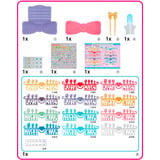 EPOCH Aquabeads - Set di avvio per studio unghie, Bricolage 