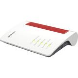 FRITZ! 4690 Router wireless Box 4690, Wi-Fi 7 (802.11be), Dual-band (2.4 GHz/5 GHz), Collegamento ethernet LAN, Rosso, Bianco, Router da tavolo